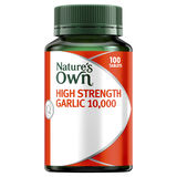Natures Own High Strength Garlic 10000mg 100 tablets