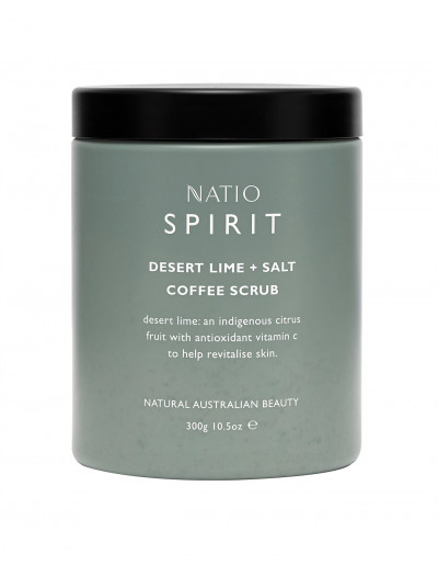 Natio Spirit Desert Lime & Salt Coffee Scrub - 300 g