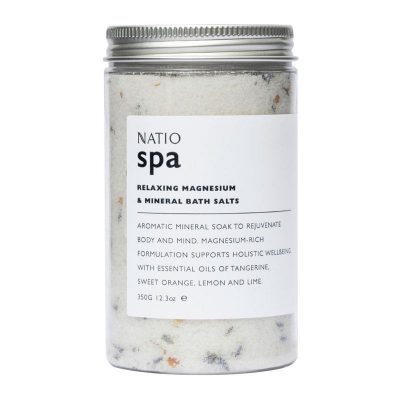 Natio Spa Relaxing Magnesium &Mineral Bath Salts 350g