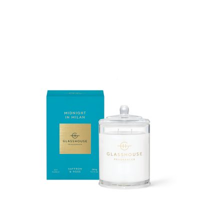 GLASSHOUSE FRAGRANCES Midnight In Milan 380g Triple Scented Soy Candle