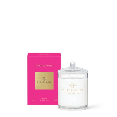 GLASSHOUSE FRAGRANCES Rendezvous 380g Triple Scented Soy Candle