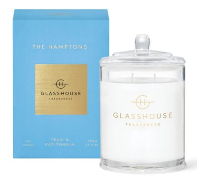 GLASSHOUSE FRAGRANCES The Hamptons Candle 380g Triple Scented Soy Candle