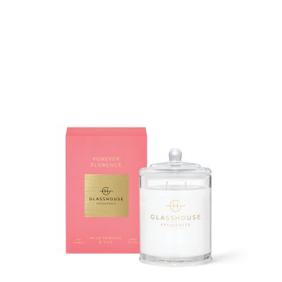 GLASSHOUSE FRAGRANCES Forever Florence 380g Triple Scented Soy Candle