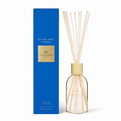 Glasshouse Fragrances Diffuser Diving Into Cyprus - 250ml