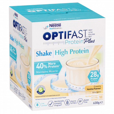 OPTIFAST VLCD Protein Plus Shake Creamy Vanilla Flavour 10 Pack