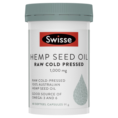 Swisse Hemp Seed Oil - 60 Capsules