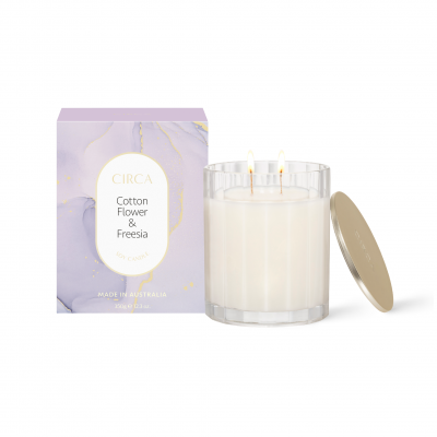 Cotton Flower & Freesia Candle 350g