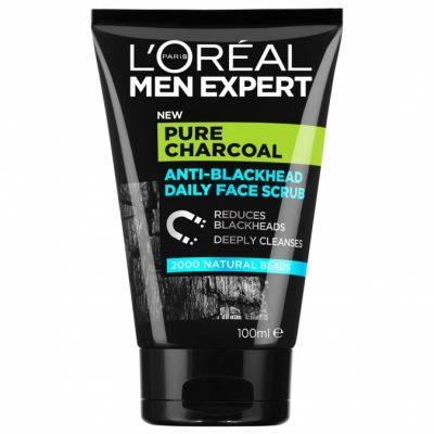 L'Oreal Paris Pure Charcoal Anti-Blackhead Daily Face Scrub 100ml