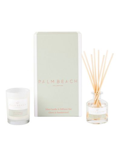 Palm Beach Clove & Sandalwood Mini Candle & Diffuser Gift Pack