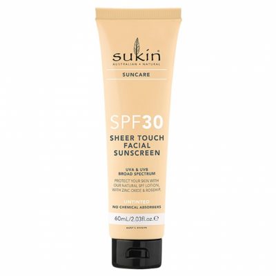 Sukin SPF30 Sheer Touch Facial Sunscreen -Untinted 60ml