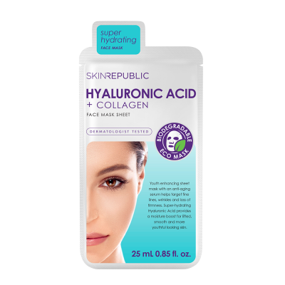 Skin Republic Hyaluronic Acid & Collagen Sheet Mask