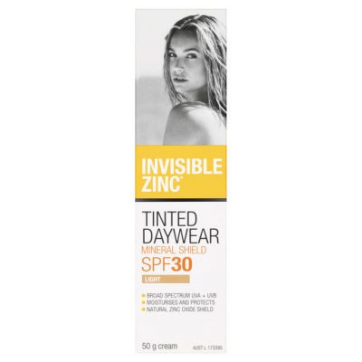 Invisible Zinc Tinted Daywear Mineral Shield SPF 30 Light