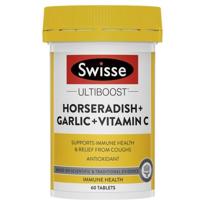 Swisse Ultiboost High Strength Horseradish + Garlic + Vitamin C
