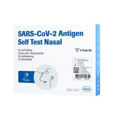 Roche SARS-CoV-2 Rapid Antigen Self Test Nasal 5 Pack