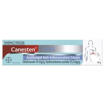 Canesten Plus Antifungal and Anti-Inflammatory Cream 15g-1