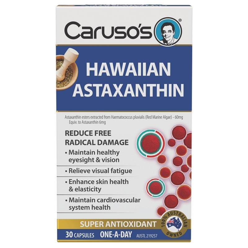 Caruso s Hawaiian Astaxanthin 30 Capsules National Pharmacies