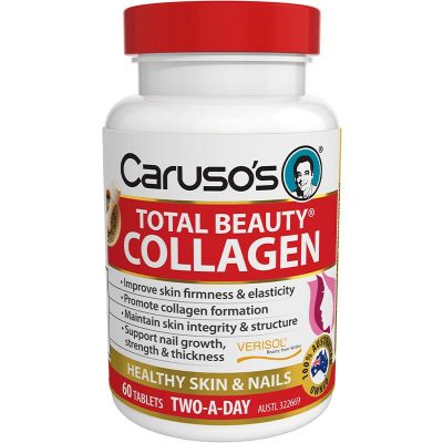 CARUSO'S TOTAL BEAUTY COLLAGEN60 CAPSULES