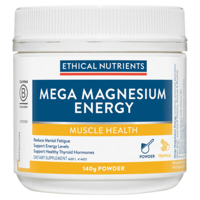 Ethical Nutrients Mega Magnesium Energy & Stress 140g