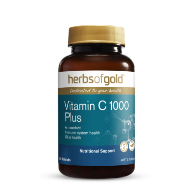 Herbs of Gold Vitamin C 1000 Plus 60 Tablets