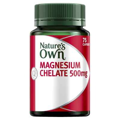 Nature's Own Magnesium Chelate 500mg 75