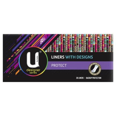 U by Kotex Designer Series Liners Protect 30 Pack