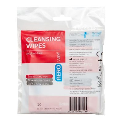 Aerowipe Antiseptic Cleansing Wipes 10 Pack