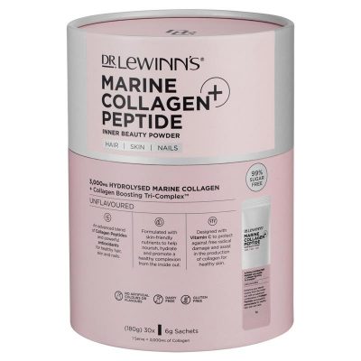 Dr. LeWinn's Marine Collagen Peptide+ Inner Beauty Powder - 30 x 6g