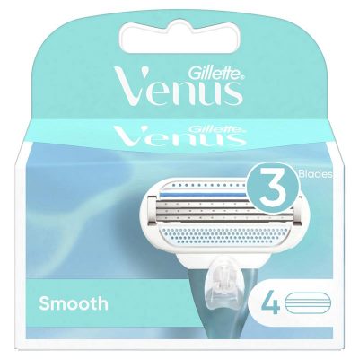 Gillette Venus Smooth Blade Refills 4 Pack