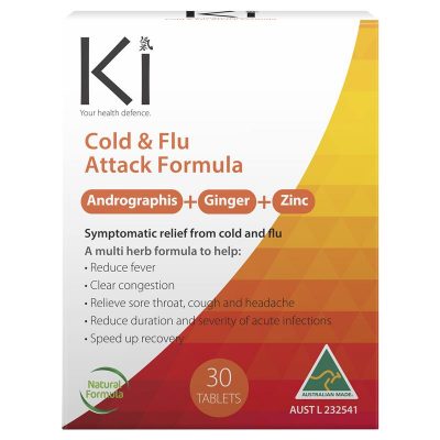 Ki Cold and Flu Attack Formula 30 Tablets