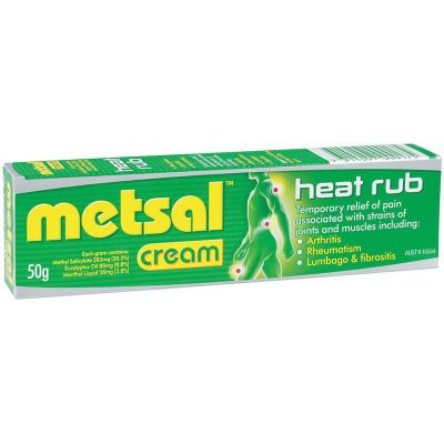 METSAL HEAT RUB CREAM 50G
