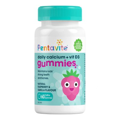 Pentavite Daily Calcium + Vitamin D3 Kids 60 Gummies