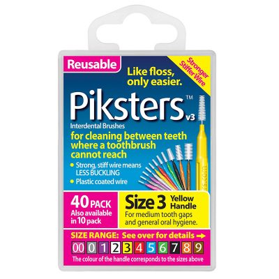 Piksters Interdental Brushes Size 3 - 40pk