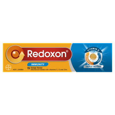 Redoxon Immunity Vitamin Orange Flavoured Effervescent Tablets