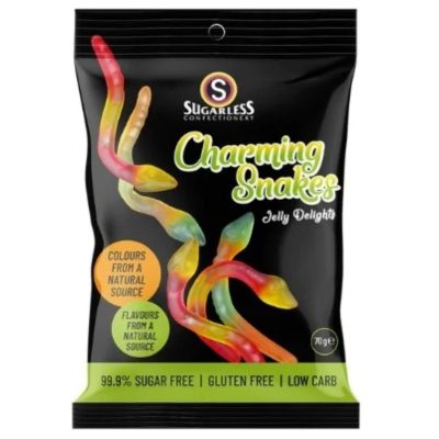 Sugarless Charming Snakes Jellies 70g