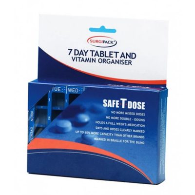 Surgipack Safe T Dose 7 Day Tablet & Vitamin Organiser