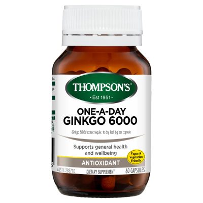 Thompson's One-a-day Ginkgo Biloba 6000mg
