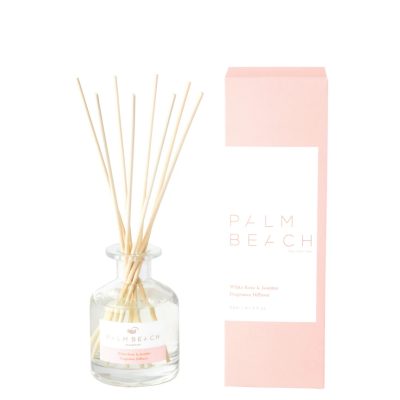 Palm Beach Collection White Rose & Jasmine Mini Fragrance Diffuser 50ml