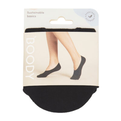 Boody Women's Hidden Socks - Black 3-9