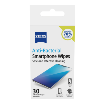 Zeiss Anti-Bacterial Smartphone Wipes