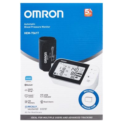 Omron HEM7361T Blood Pressure + AFIB Monitor Bluetooth
