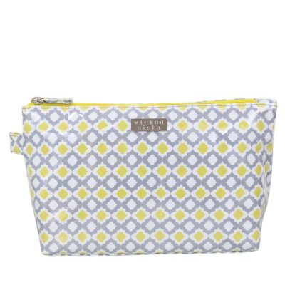 Wicked Sista Geo Contrast Luxe Large Cosmetic Bag