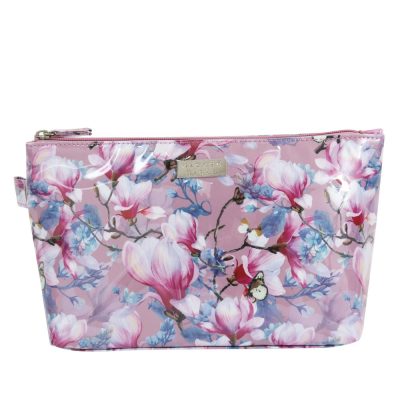Wicked Sista In Bloom Pink Luxe Large Cosmetic Bag