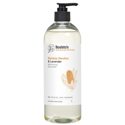 BOSISTO'S Banksia, Nerolina & Lavender Body Wash 1L