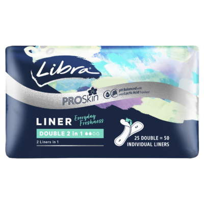 Libra Proskin Liner Double 2 In 1 25 Pack