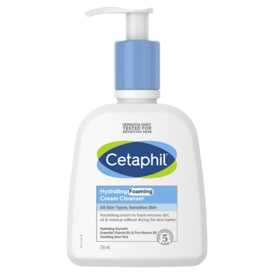 Cetaphil Hydrating Cream to Foam Cleanser