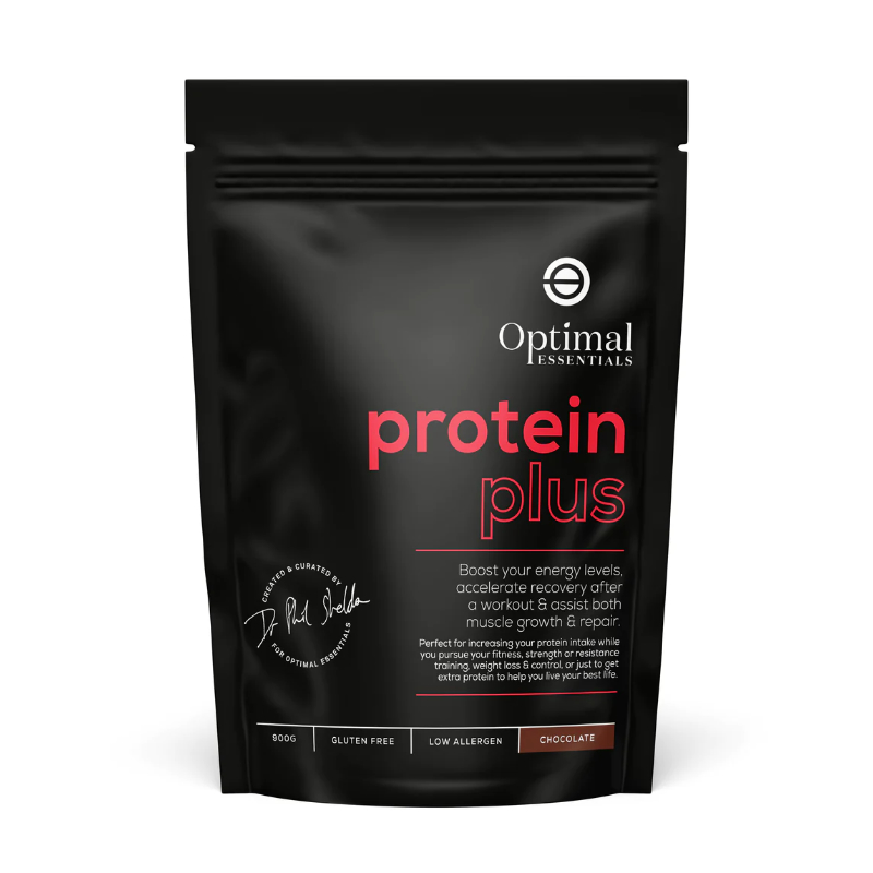 Optimal Plus Optimal Essentials Protein Plus 900g - Chocolate | National Pharmacies