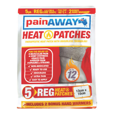 Painaway Heat Patches Reg 5 pk