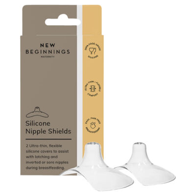 New Beginnings Silicone Nipple Shield 2 Pack