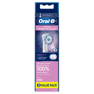 Oral-B Extra Sensitive Replacement Brush Heads 3 Pack