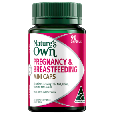 Nature's Own Pregnancy & Breastfeeding Mini Caps 90 Capsules